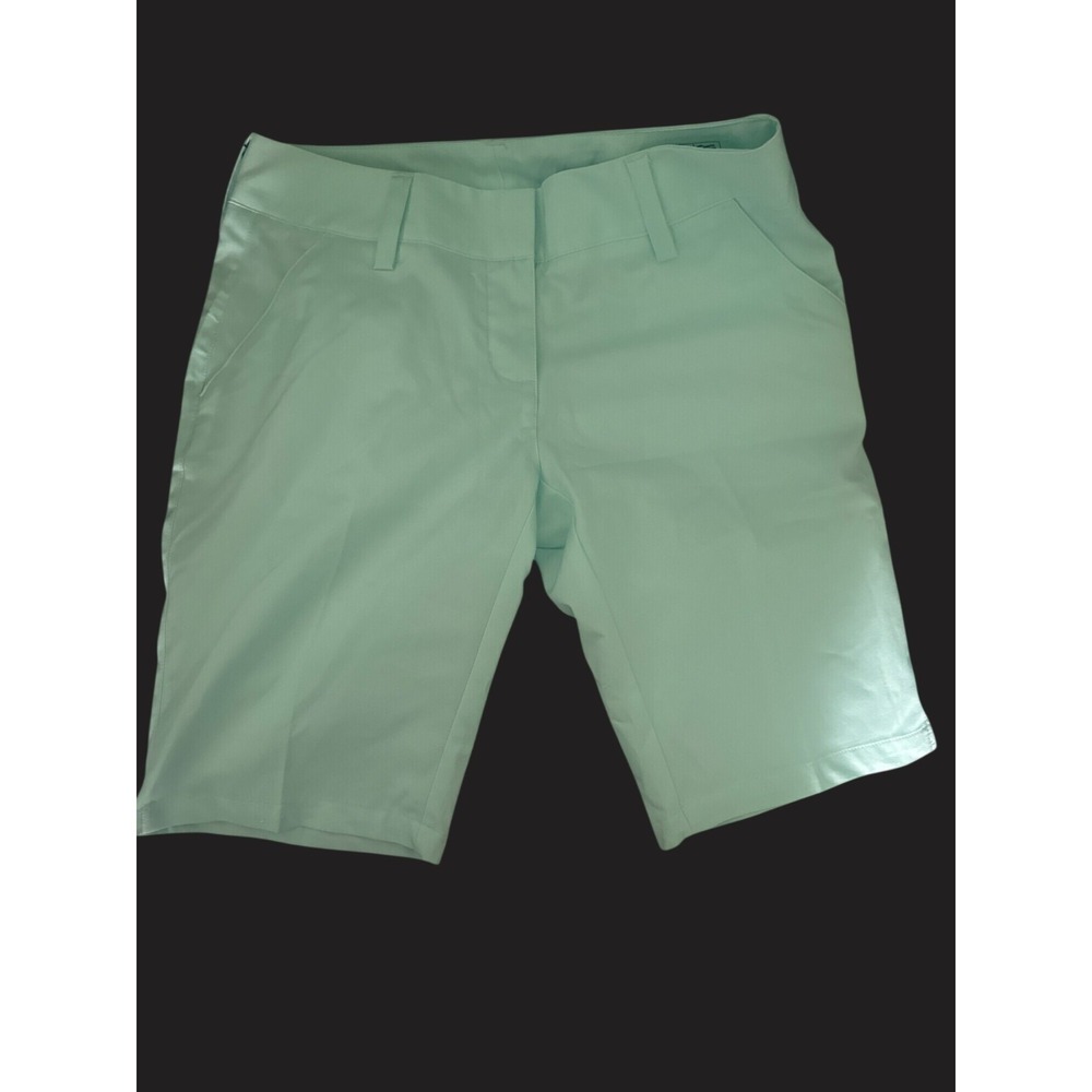 Adidas Climalite Womens Golf Shorts Size 2 Mint Green Lightweight Performance